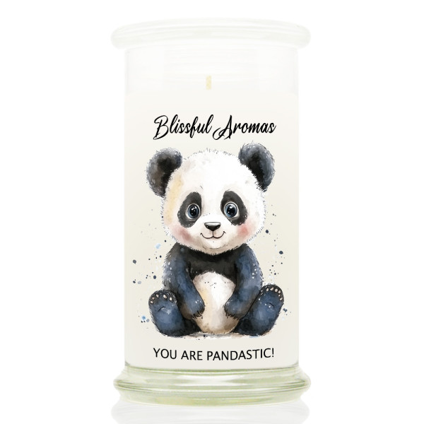 You are Pandastic! (Duftkerze mit Schmuck)